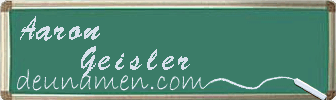 Aaron Geisler Visitenkarte